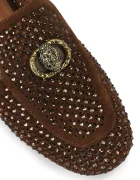 Kurt Geiger London лоуфъри дамски от велур Mayfair Loafer кафяви 6139830209