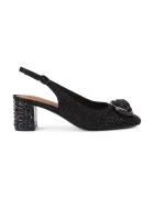 Kurt Geiger London обувки с дебел ток с дебел ток Chelsea Block Sling Dr черни 6008000609