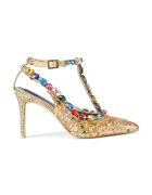 Kurt Geiger London Обувки с тънък ток Belgravia C T-Bar Court в златисто 5385766779