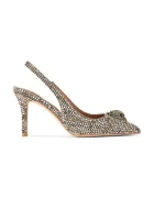 Kurt Geiger London обувки с ток Belgravia High Sling Beige Comb бежови 3422843609