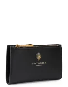 Kurt Geiger London портфейл дамски от кожа SLOANE черен 5873000109