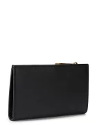 Kurt Geiger London портфейл дамски от кожа SLOANE черен 5873000109