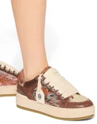 Kurt Geiger London Southbank Tag маратонки дамски от кожа кафяви 9564335719