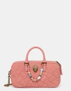 Kurt Geiger London Велурена чанта KENSINGTON