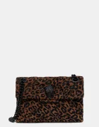 Kurt Geiger London Велурена чанта MINI KENSINGTON