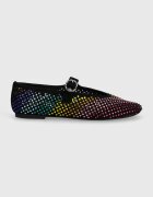 Kurt Geiger London Велурени балеринки Mayfair Ballet Flat в черно 2656305209