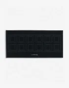 La Mania Памучен килим за баня Mono Mania 50 x 100 cm в черно