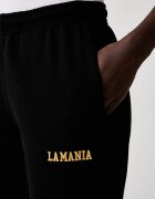 La Mania спортен панталон дамски с памук GRANT черен с висока талия GRANT