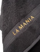La Mania Средна памучна кърпа Premium 70 x 140 cm в сиво