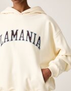 La Mania суичър с качулка дамски с памук LOS бежов LOS