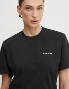 La Mania тениска дамска от памук черна BONI.3