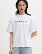 La Mania тениска дамска от памук CHUCK бяла CHUCK