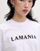 La Mania тениска дамска от памук CHUCK бяла CHUCK