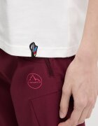 La Sportiva спортен къс панталон дамски West Crest бордо с висока талия ZAHS025