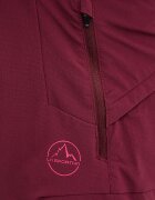 La Sportiva спортен къс панталон дамски West Crest бордо с висока талия ZAHS025