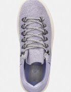 Lacoste Baseshot маратонки дамски от велур виолетови обувки с платформа 50SFA0040 LP6
