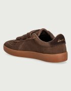 Lacoste BASESHOT STRAP маратонки дамски от велур кафяви 51SFA0079
