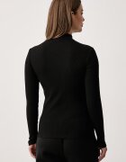 Lacoste блуза с дълги ръкави дамска от памук черна TF3164