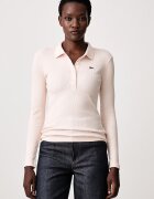 Lacoste блуза с дълги ръкави дамска от памук розова DF5281