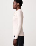 Lacoste блуза с дълги ръкави дамска от памук розова DF5281