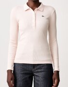 Lacoste блуза с дълги ръкави дамска от памук розова DF5281
