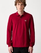 Lacoste блуза с дълги ръкави мъжка от памук бордо L1312