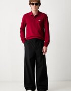Lacoste блуза с дълги ръкави мъжка от памук бордо L1312