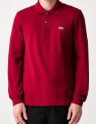 Lacoste блуза с дълги ръкави мъжка от памук бордо L1312