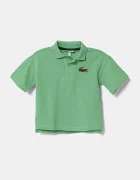 Lacoste Детска памучна тениска с яка