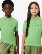 Lacoste Детска памучна тениска с яка