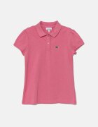 Lacoste детска памучна тениска с яка