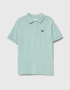 Lacoste Детска памучна тениска с яка