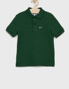Lacoste Детска памучна тениска с яка