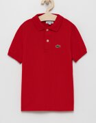 Lacoste Детска памучна тениска с яка
