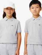 Lacoste Детска памучна тениска с яка