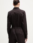 Lacoste гащеризон дамски от памук с еластан кафяв EF0557