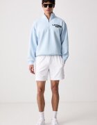 Lacoste къс панталон тип анцуг мъжки бял със стандартна талия GH0138
