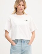 Lacoste къс топ дамски от памук бял TF7605