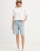 Lacoste къс топ дамски от памук бял TF7605