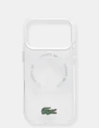 Lacoste Кейс за телефон iPhone 17 Pro в прозрачен цвят LCHMP17LUGTEH