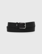 Lacoste колан мъжки от кожа черен RC4090