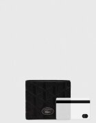 Lacoste Кожен портфейл мъжки в черно