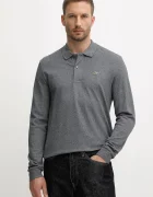 Lacoste Памучна блуза с дълги ръкави