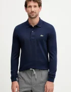 Lacoste Памучна блуза с дълги ръкави
