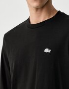 Lacoste пижама от две части мъжка от памук с еластан черна 4H0924