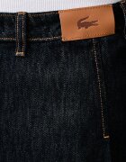 Lacoste плисирана пола от деним тъмносиня JF8311