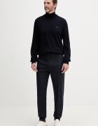 Lacoste поло мъжко от вълна тъмносиньо AH1959