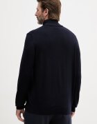 Lacoste поло мъжко от вълна тъмносиньо AH1959
