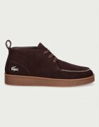 Lacoste половинки обувки мъжки от велур Baseshot Chukka Sneakers кафяви 50SMA0028
