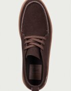 Lacoste половинки обувки мъжки от велур Baseshot Chukka Sneakers кафяви 50SMA0028